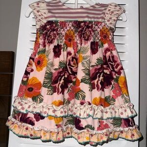 Matilda Jane Floral Smocked Ruffle Dress